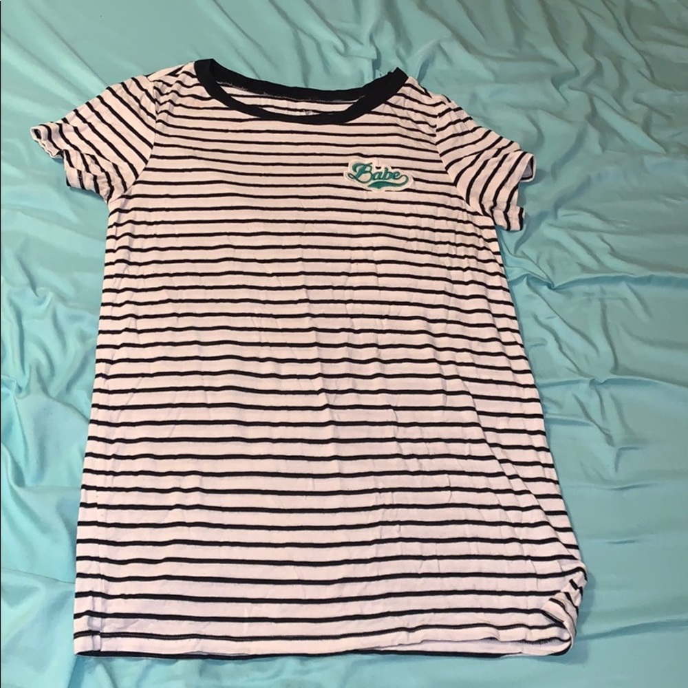 Babe Super Soft Stripped Tee